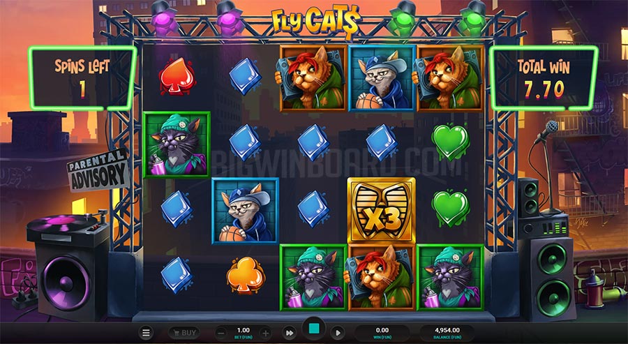 fly cats dream drop slot